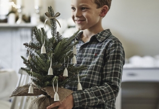 Navidad Con Mantel De Cuadros Actualidad Decoestilo