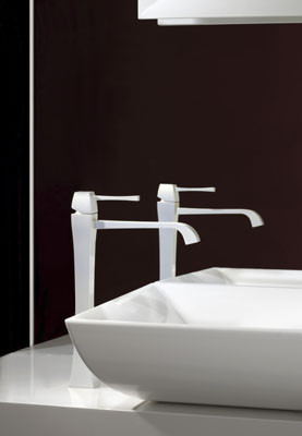 Inspirado en una perla 10 Grifería Mimi Madreprla de Gessi