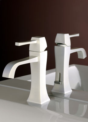 Inspirado en una perla 8 Grifería Mimi Madreperla de Gessi