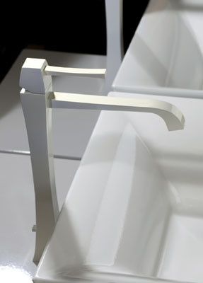 Inspirado en una perla 7 Grifería Mimi Madreperla de Gessi