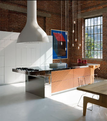 Una cocina de belleza suspendida 7 Cocinas schiffini