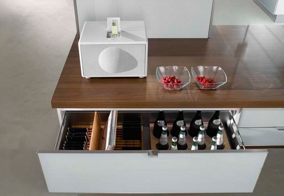 Interiores organizados para dar cabida a todo