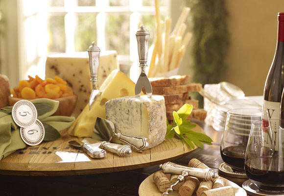 Fiesta de queso y vino