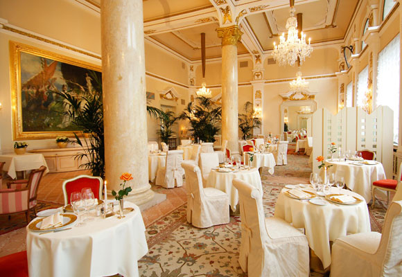 Hotel Palace Merano 14 Hotel Palace Mernao: restaurante