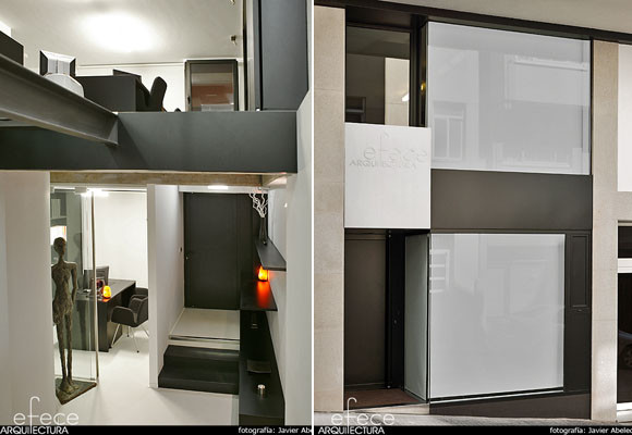 Fachada exterior y distribución interior