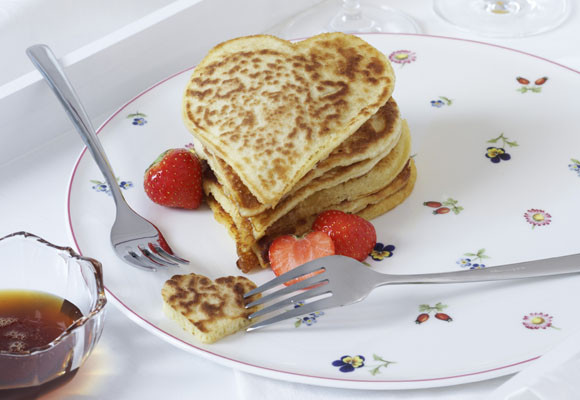 El día de los enamorados 8 Desayuno entre corazones