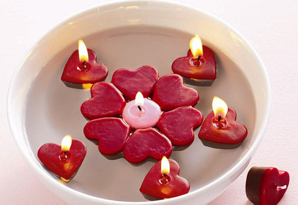 Ilumina tu San Valentín 10 Velas flotantes