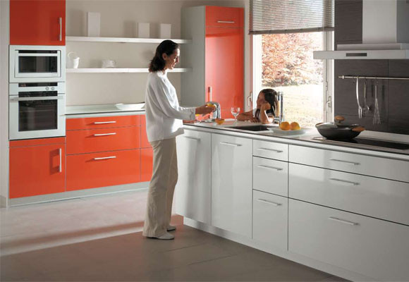 Cocinas en colores cítricos 7 Cocinas en colores cítricos