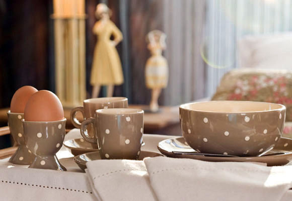 Decorar con topos y lunares 11 Menaje