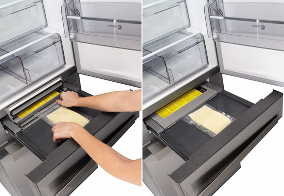 El frigorífico que envasa al vacío