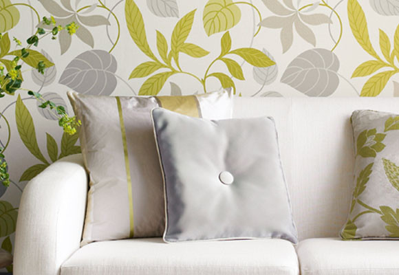 Flores en la pared o en el sofá 7 Flores en la pared