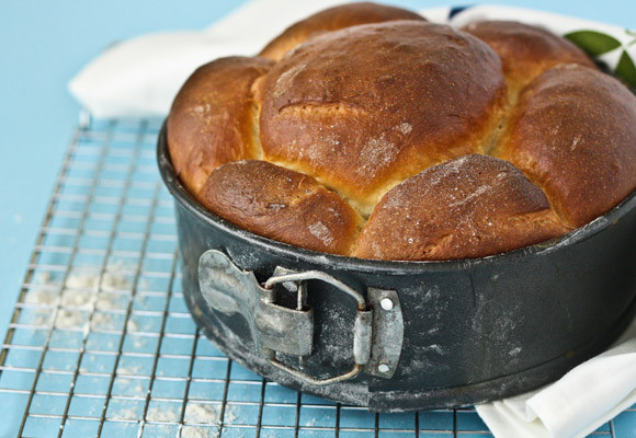 Brioche de yogur al azahar