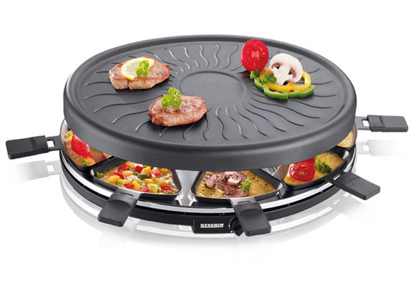 Comidas informales con raclette, sandwichera, crepera... 6 Raclette