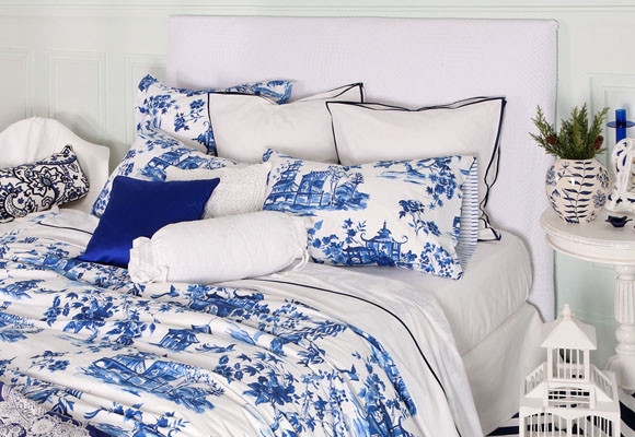Un dormitorio blanco y azul - Soluciones - DecoEstilo.com
