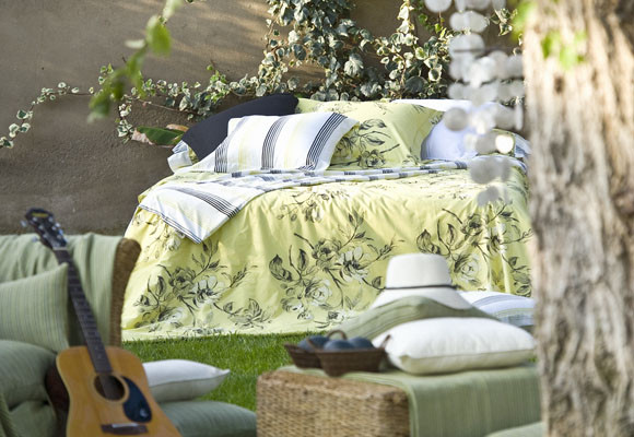 Dormitorio en el jardín