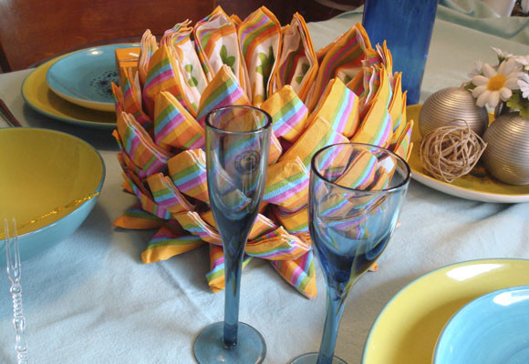 Renueva la decoración navideña! 16 Centros de servilletas de papel