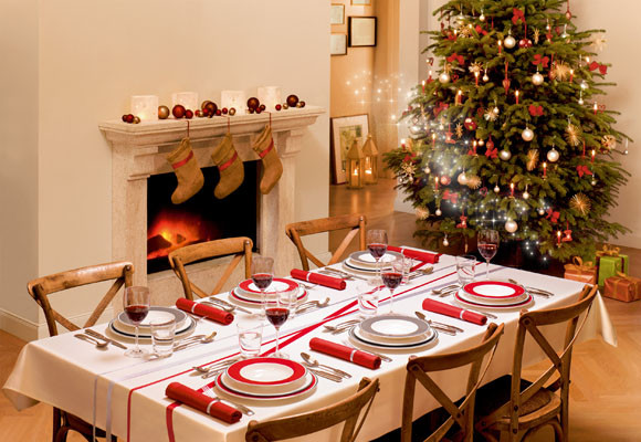 Coordina el árbol de Navidad y la mesa 7 Coordina el árbol de Navidad y la mesa