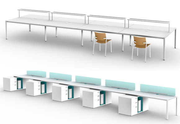 Way, sistema de mesas modulares 