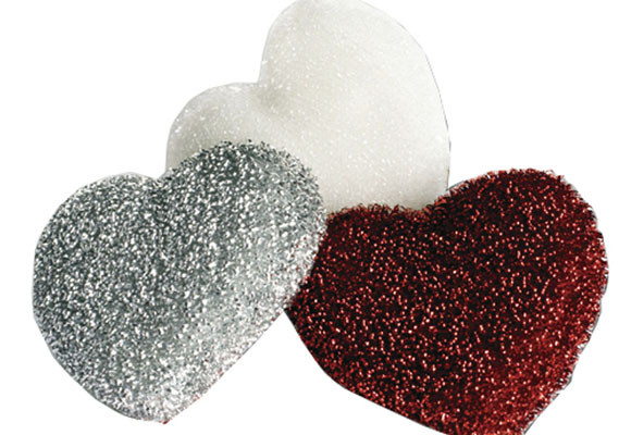 Regalos de San Valentín 17 Estropajos con forma de corazón