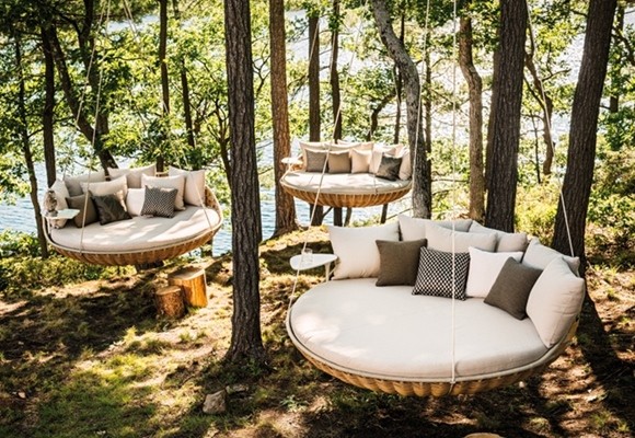 Muebles colgantes para el verano