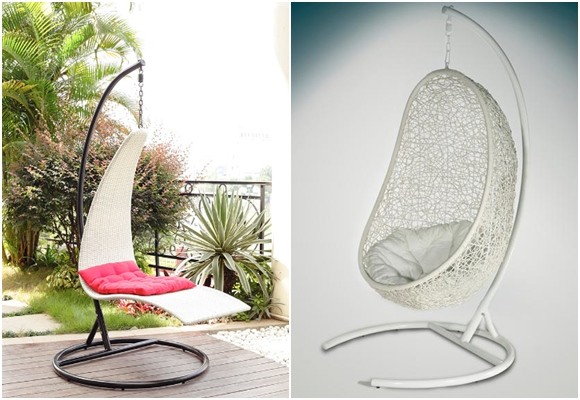 Muebles colgantes para el verano