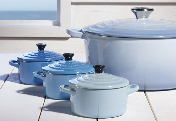 Colección Costal Blue, de Le Creuset