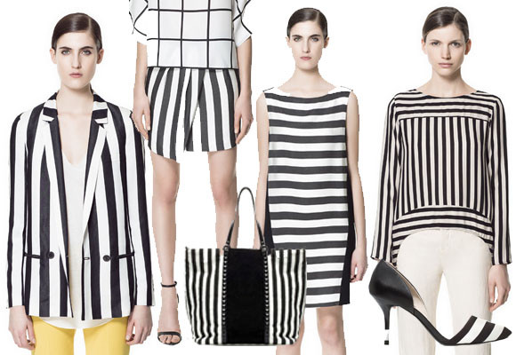 Rayas blancas y negras