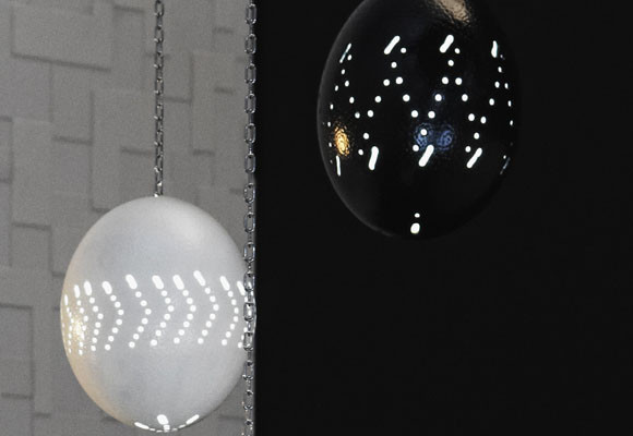 Lámparas con huevos de avestruz 13 Lámparas con huevos de avestruz