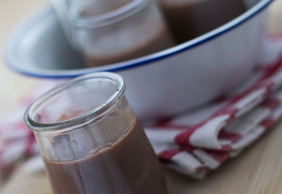 Crema ligera de chocolate 