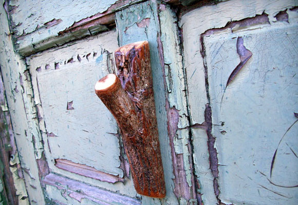 Objetos decorativos con ramas secas 9 Tirador para puerta