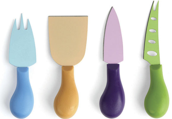 Accesorios para cocinar en verano 11 Cuchillos de colores para cortar queso