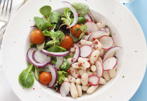 Ensalada de alubias y rabanitos 7 Ensalada de alubias y rabanitos