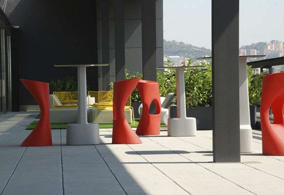 La terraza Loungue de las oficinas King