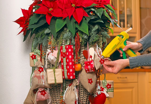 Un calendario de adviento floral