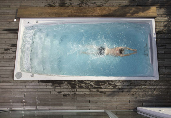 Swim Spa: Nadar en invierno bajo el cielo descubierto 7 Swim Spa: Nadar en invierno bajo el cielo descubierto.