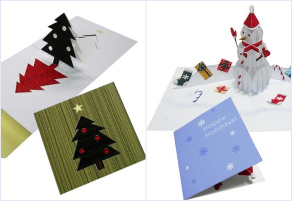 Manualidades fáciles para hacer con niños esta navidad 10 Tarjetas de Navidad
