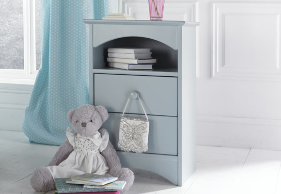 Imagen Un dormitorio infantil azul turq