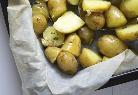 Patatas nuevas al horno 8 Patatas nuevas al horno