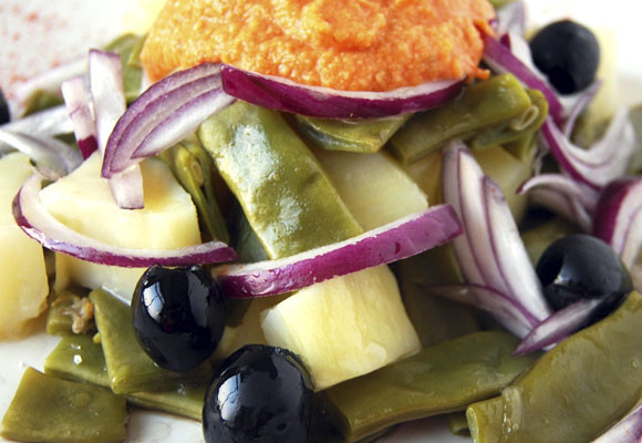Ensalada templada de judías, patatas y salsa romesco 7 ensalada_judias_2.jpg