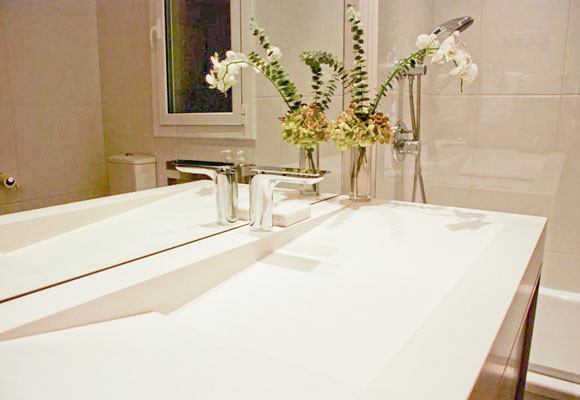 Un baño diseñado por Silvia Alfaras