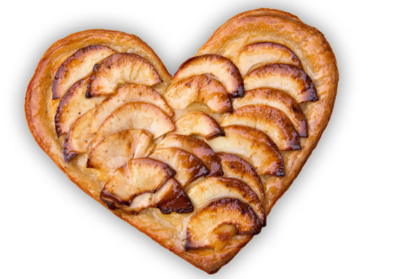 Corazón de hojaldre