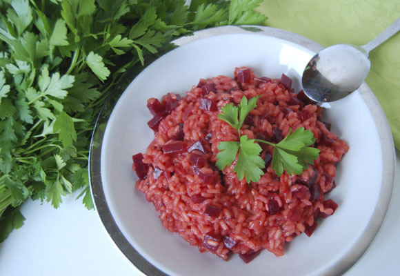 Risotto de remolacha y queso de cabra 7 Risotto de remolacha y queso de cabra
