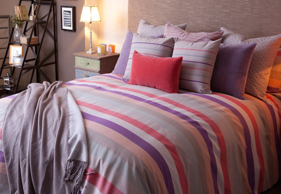 Textiles de rayas en el dormitorio 8 Textiles de rayas en el dormitorio