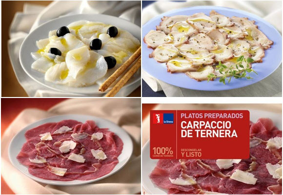 Platos de Navaidad de alta cocina, ya preparados