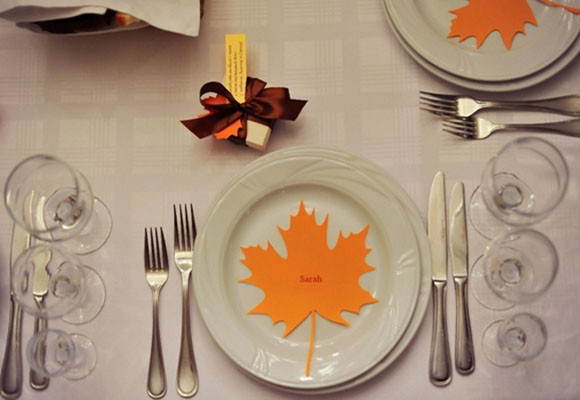 Decorar con hojas de otoño 9 Decorar con hojas de otoño