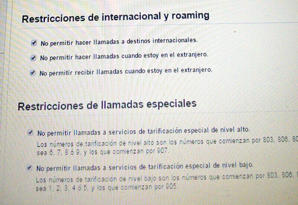 Protégete de los abusos en llamadas de tarificación especial y SMS Premium 7 Protégete de los abusos en llamadas de tarificación especial y SMS Premium
