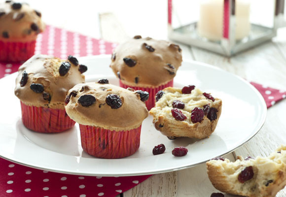 Muffins de arándanos