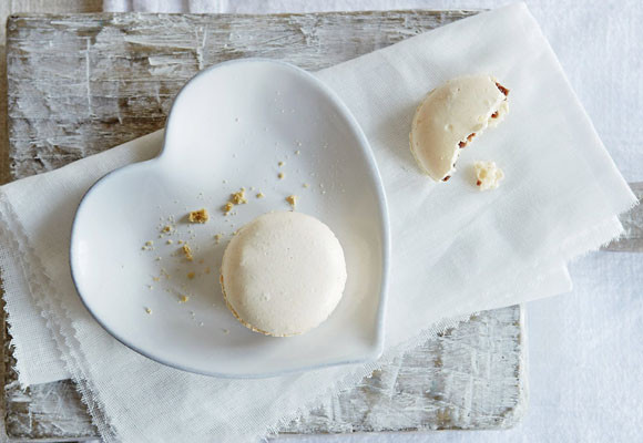 Corazones de San Valentín en el plato