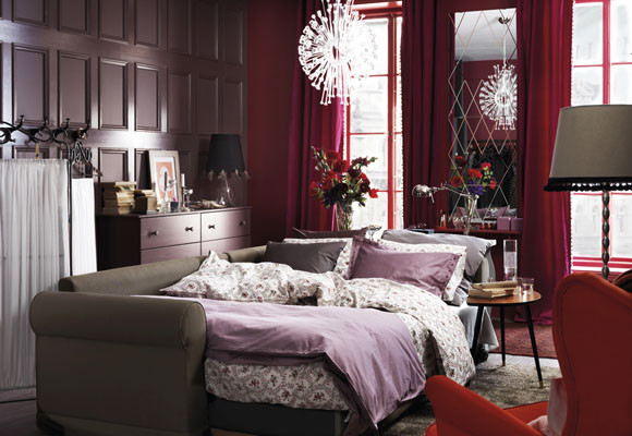 Salón-dormitorio en un mismo espacio