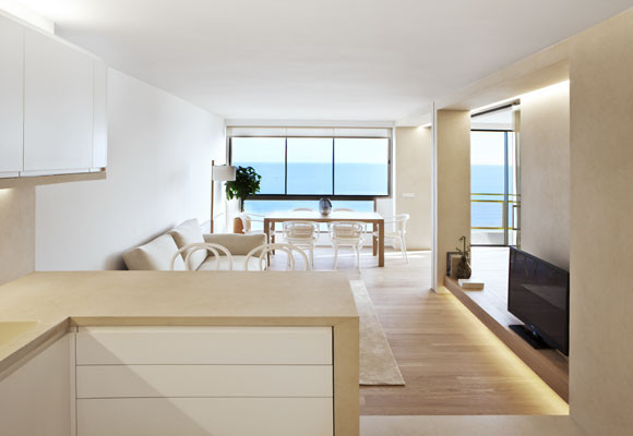 Un apartamento mirando al mar